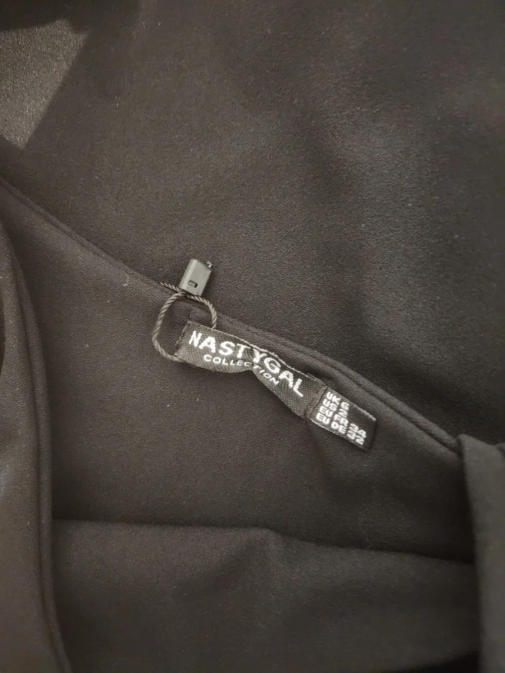 Nasty Gal One-Shoulder Black Wide-Leg Jumpsuit with Buckle Strap - Picture 11 of 14